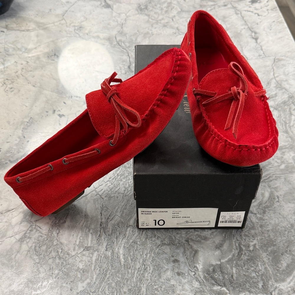Chic Red Women's Moccasins